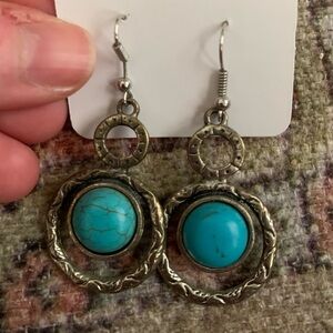 Vintage turquoise earrings